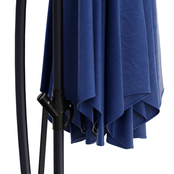 Sonnenschirm Ampelschirm 350cm blau