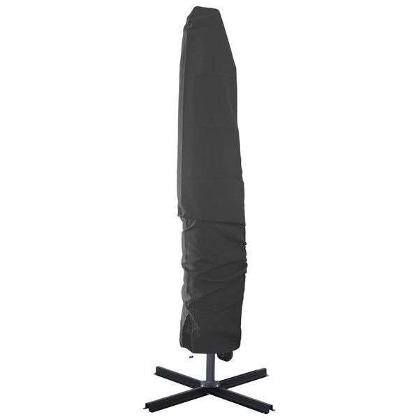 Sonnenschirm mit LED, 300 cm, anthrazit