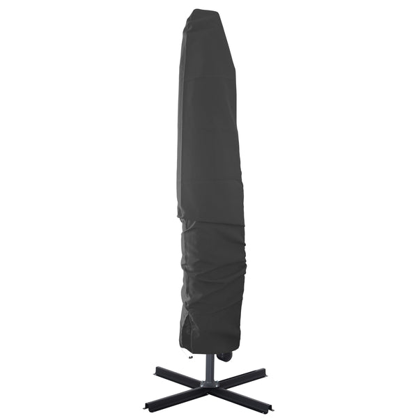 Sonnenschirm mit LED, 350 cm, anthrazit