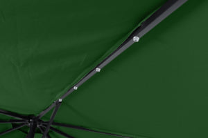 Sonnenschirm mit LED, 350 cm, grün