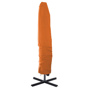 Sonnenschirm mit LED, 350 cm, orange