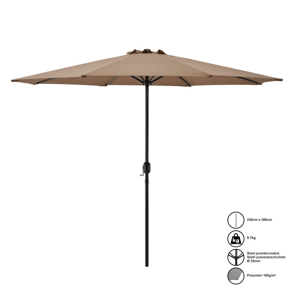 Sonnenschirm Budapest 230x300cm Beige