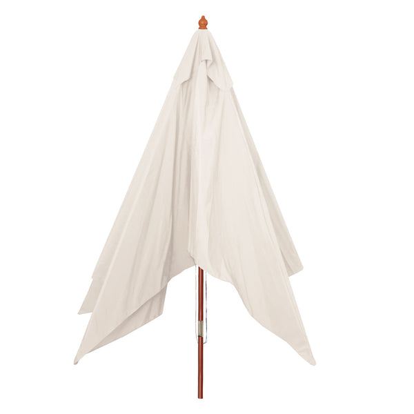 Sonnenschirm Florida Marktschirm 3x4m Holz creme