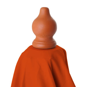 Sonnenschirm Florida Marktschirm Ø3m Holz terracotta