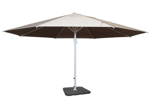 Sonnenschirm Meran II Ø5m Alu 28kg creme-beige mit Ständer