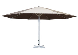 Sonnenschirm Meran II Ø5m Alu 28kg creme-beige ohne Ständer