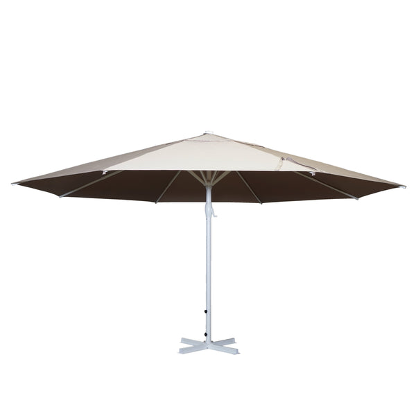 Sonnenschirm Meran II Ø5m Alu 28kg creme-beige ohne Ständer