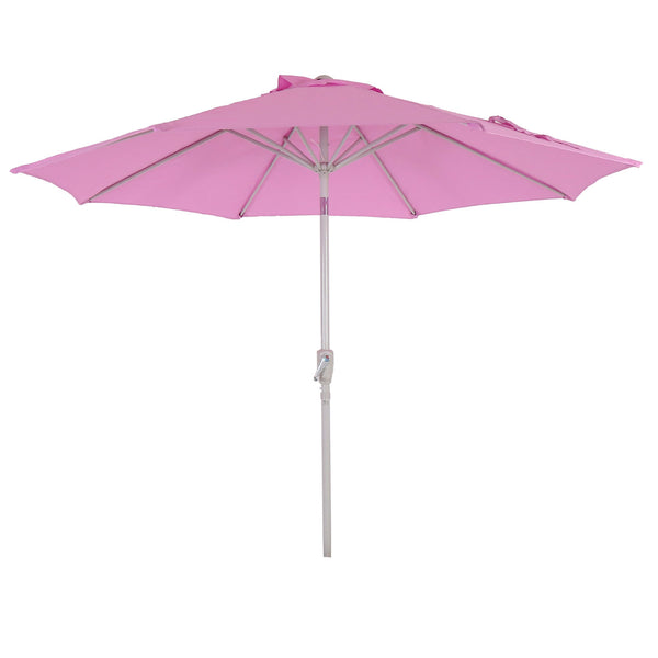 Sonnenschirm N19 Gartenschirm Ø3m neigbar Alu flieder