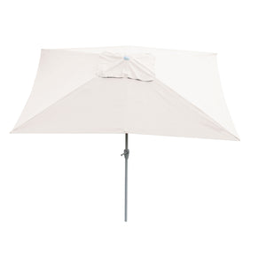 Sonnenschirm N23 Gartenschirm 2x3m rechteckig neigbar Alu creme