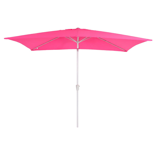 Sonnenschirm N23 Gartenschirm 2x3m rechteckig neigbar Alu pink