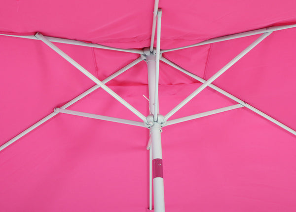 Sonnenschirm N23 Gartenschirm 2x3m rechteckig neigbar Alu pink