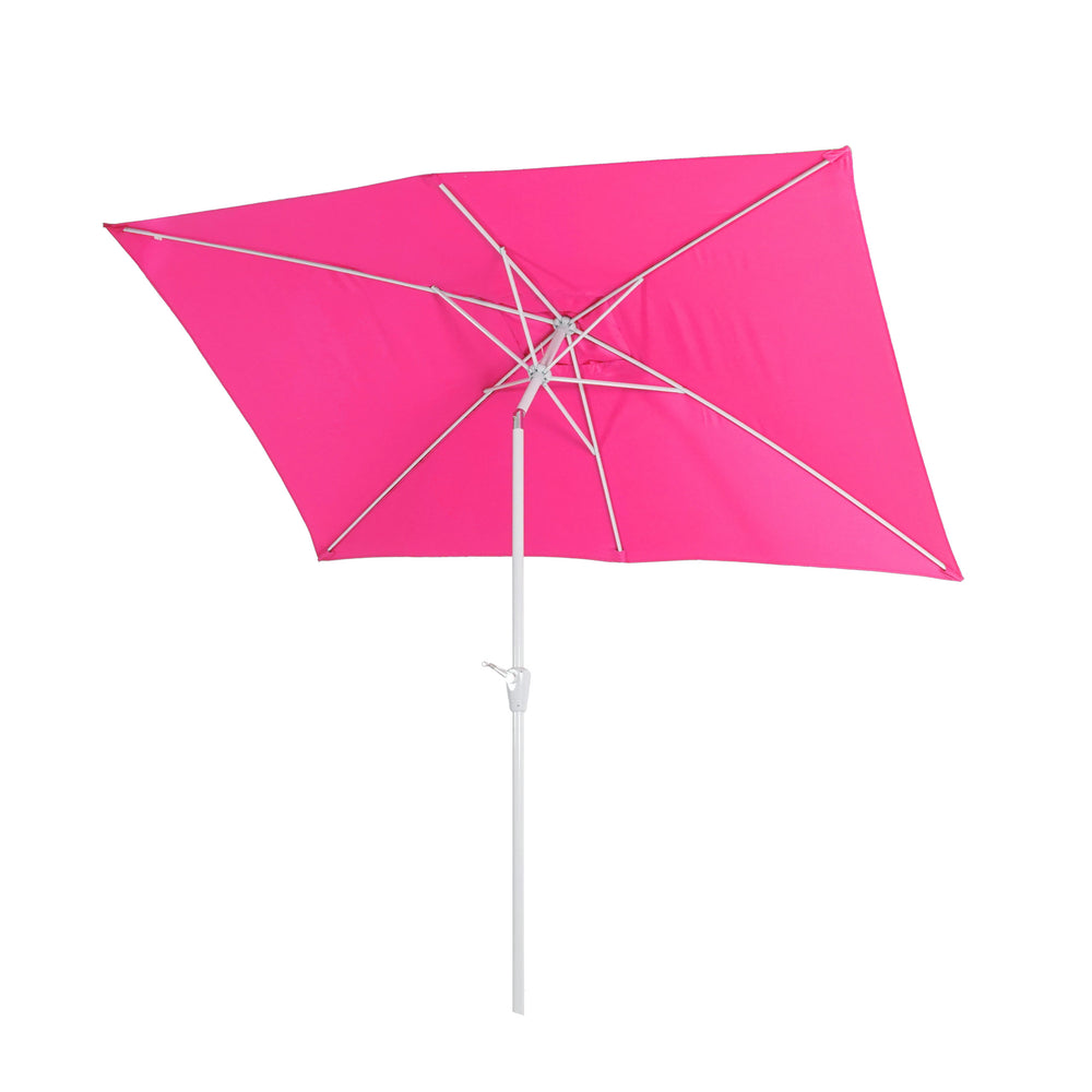 Sonnenschirm N23 Gartenschirm 2x3m rechteckig neigbar Alu pink