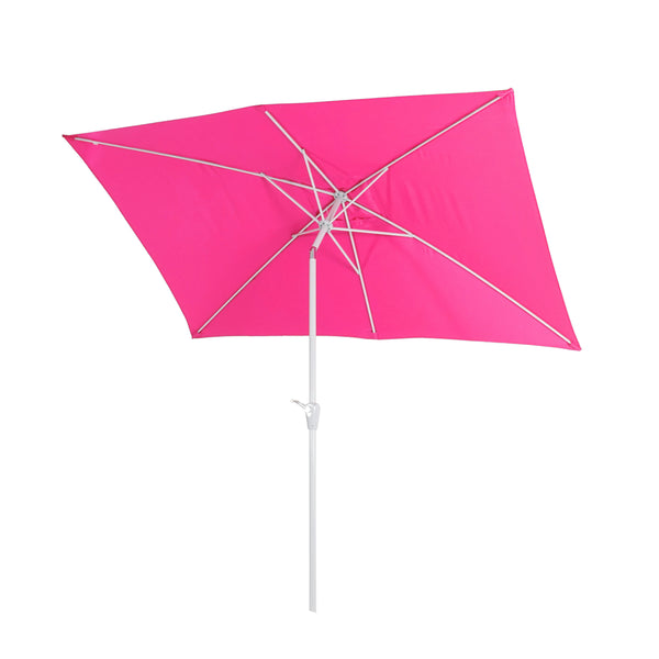 Sonnenschirm N23 Gartenschirm 2x3m rechteckig neigbar Alu pink