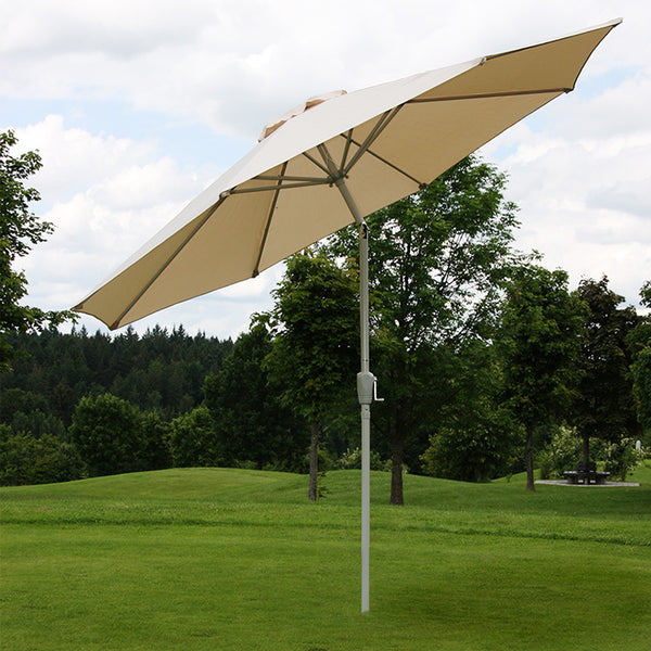 Sonnenschirm Ø 3m neigbar Polyester/Alu 5kg terracotta