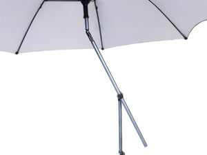 Sonnenschirm Strandschirm mit Erdspiess 240 cm blau