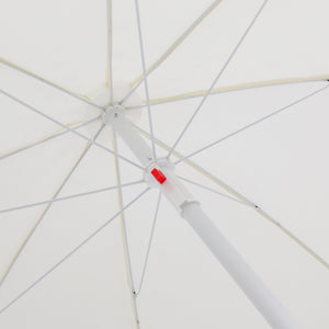 Parasol de plage à franges, 160 cm, beige