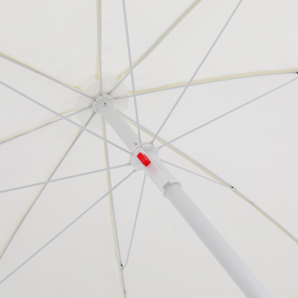 Parasol de plage à franges, 160 cm, beige