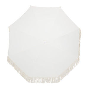 Parasol de plage à franges, 160 cm, beige