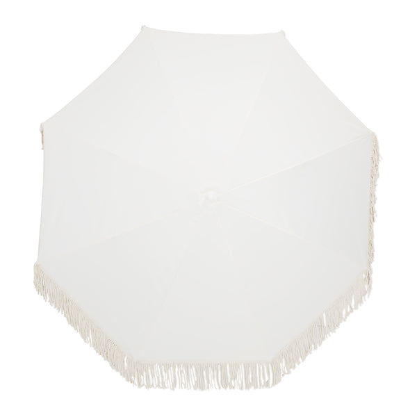 Parasol de plage à franges, 160 cm, beige