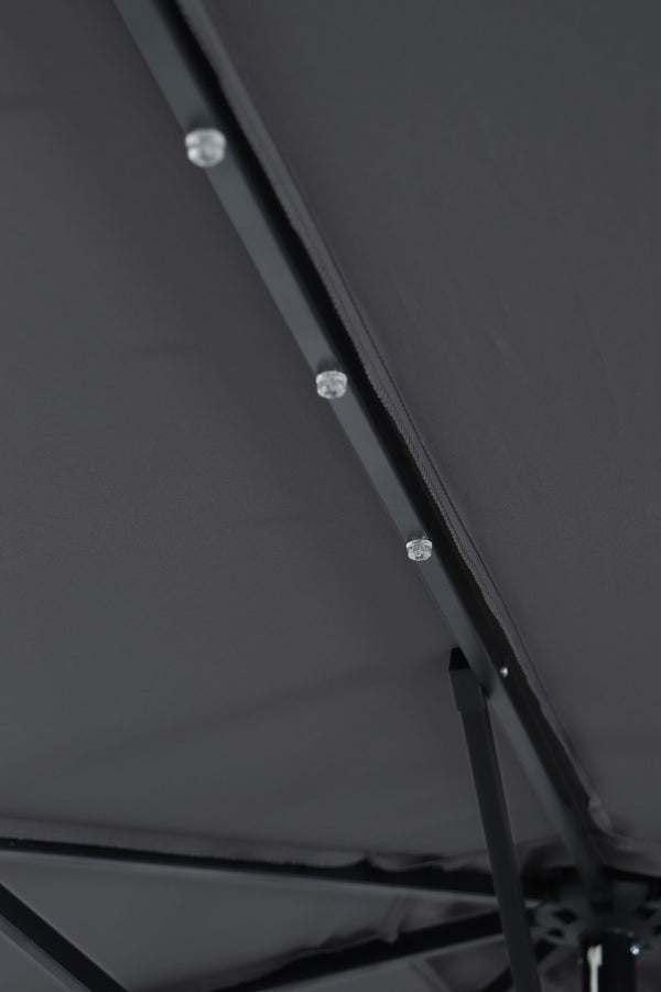 Sonnenschirm VAY mit LED 300 cm anthrazit