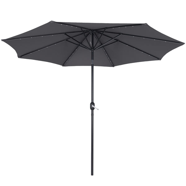 Sonnenschirm VAY mit LED 300 cm anthrazit
