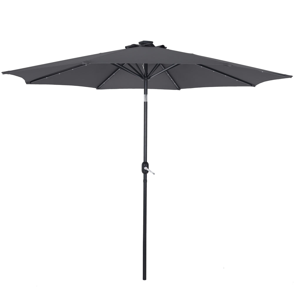 Sonnenschirm VAY mit LED 300 cm anthrazit