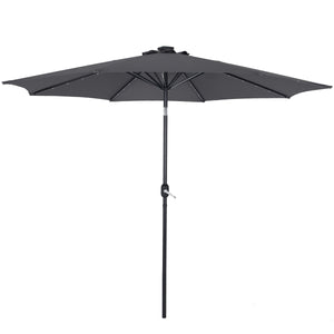 Sonnenschirm VAY mit LED 300 cm anthrazit
