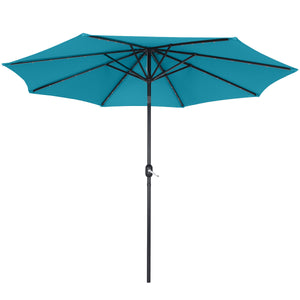 Sonnenschirm VAY mit LED 300 cm blau