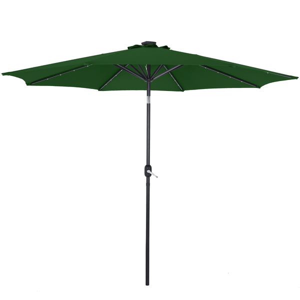 Sonnenschirm VAY mit LED 300 cm grün
