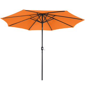 Sonnenschirm mit LED 300 cm orange