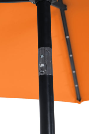 Sonnenschirm mit LED 300 cm orange