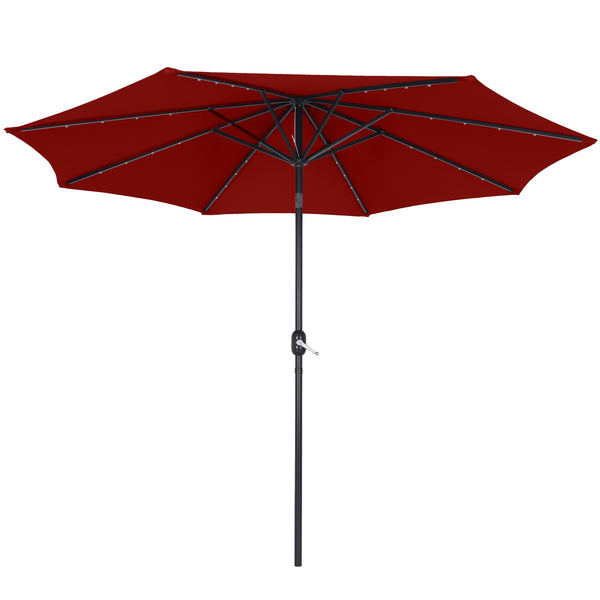 Sonnenschirm VAY mit LED 300 cm rot