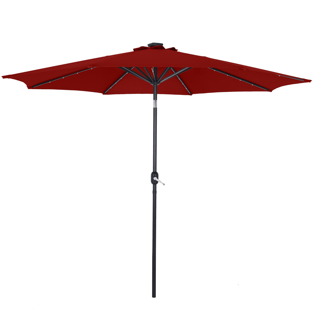 Sonnenschirm VAY mit LED 300 cm rot