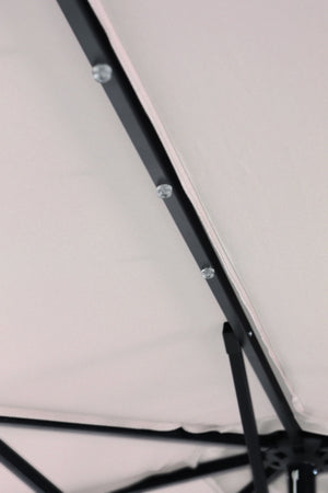 Sonnenschirm VAY mit LED 300 cm weiss