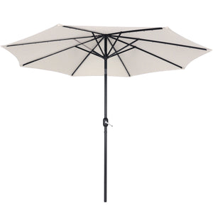 Sonnenschirm VAY mit LED 300 cm weiss