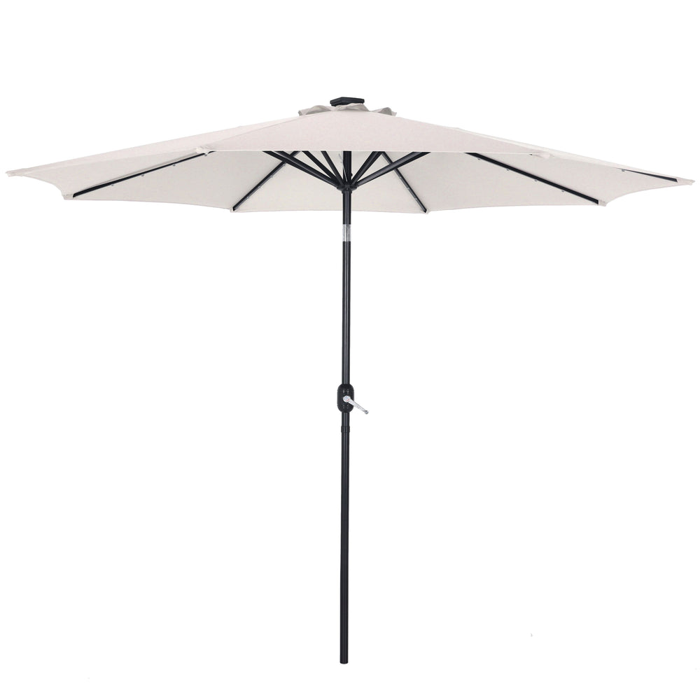 Sonnenschirm VAY mit LED 300 cm weiss