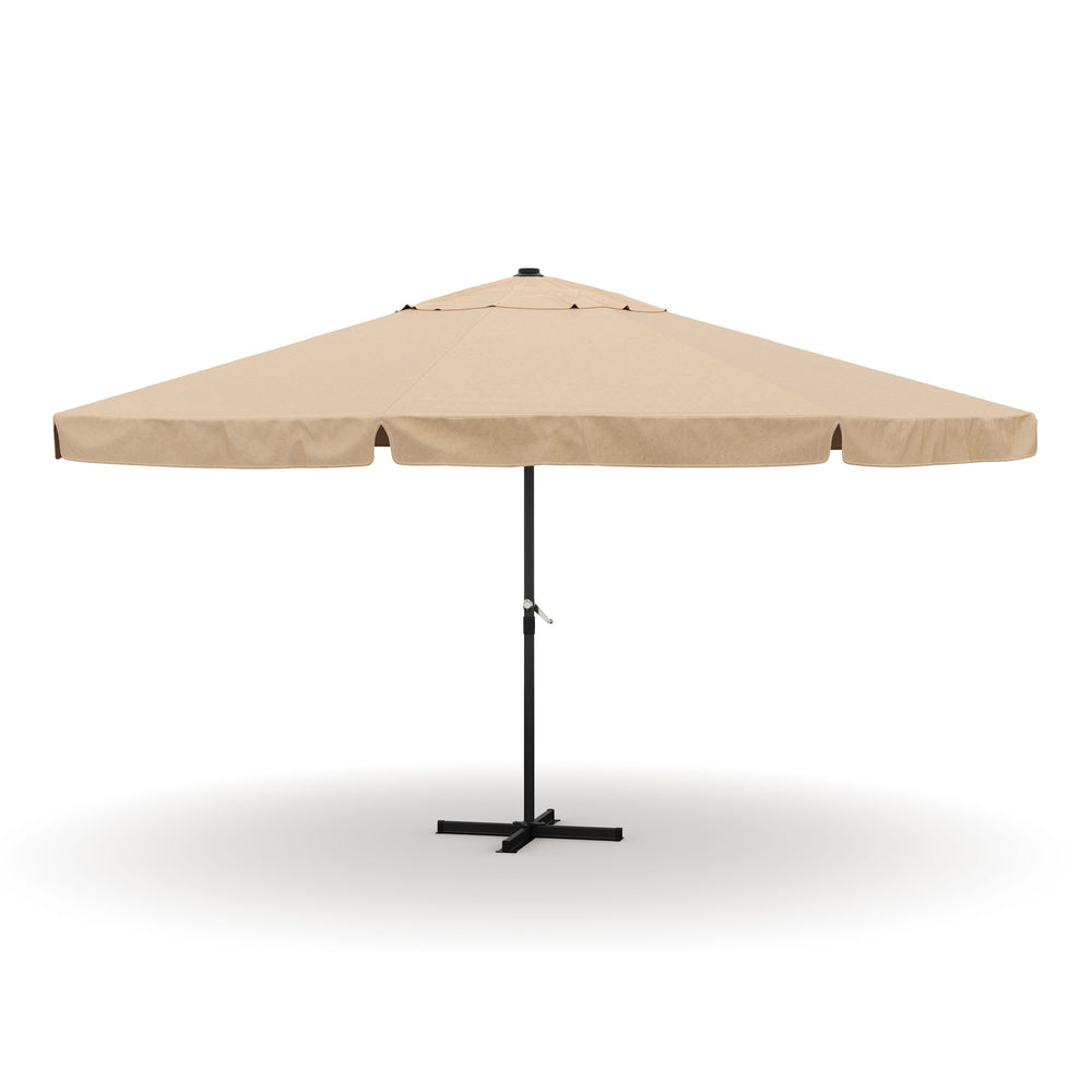 Ombrellone XXL 5 m marrone