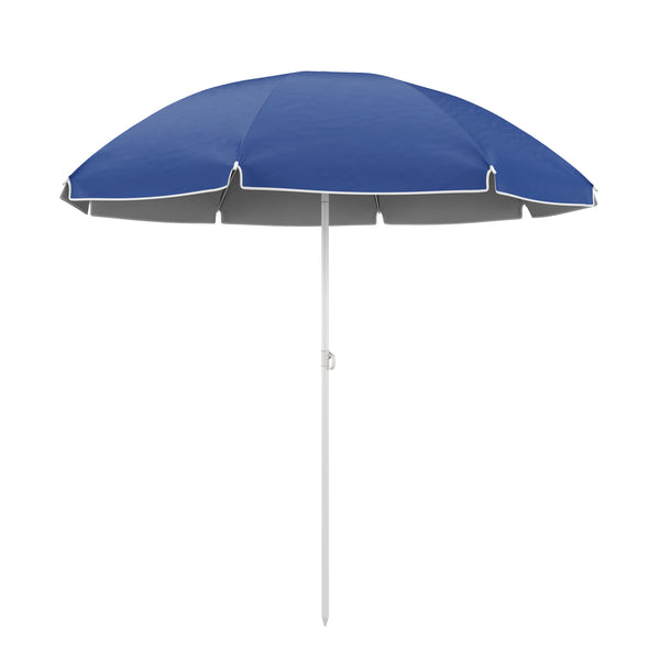 Sonnenschirm Strandschirm 180 cm blau