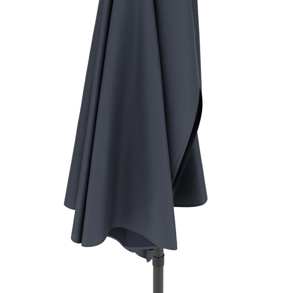 Sonnenschirm halbrund 260 cm anthrazit