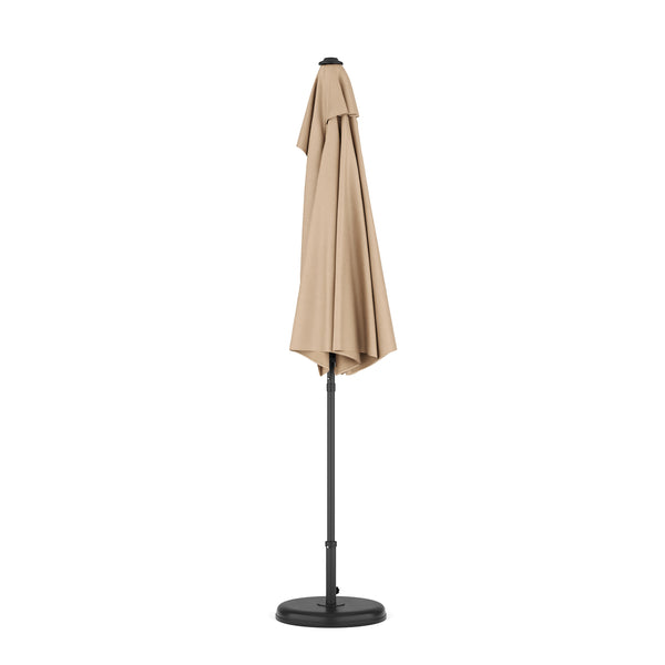 Sonnenschirm halbrund 260 cm beige