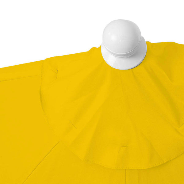 Sonnenschirm halbrund Parla Alu 270cm gelb mit Ständer
