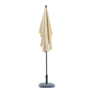 Sonnenschirm rechteckig L200 x B125 neigbar - creme