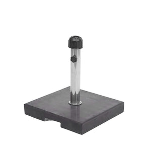 Sonnenschirmständer Schirmständer Granit ~ 24kg eckig schwarz