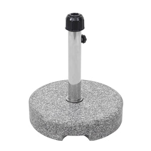 Sonnenschirmständer Schirmständer Granit ~ 24kg rund grau
