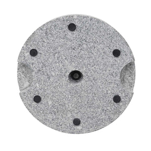 Sonnenschirmständer Schirmständer Granit ~ 24kg rund grau