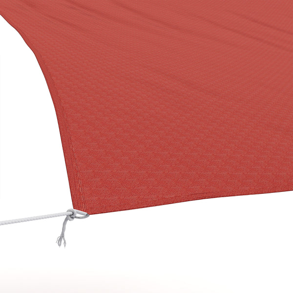 Sonnensegel 4x6 m rot