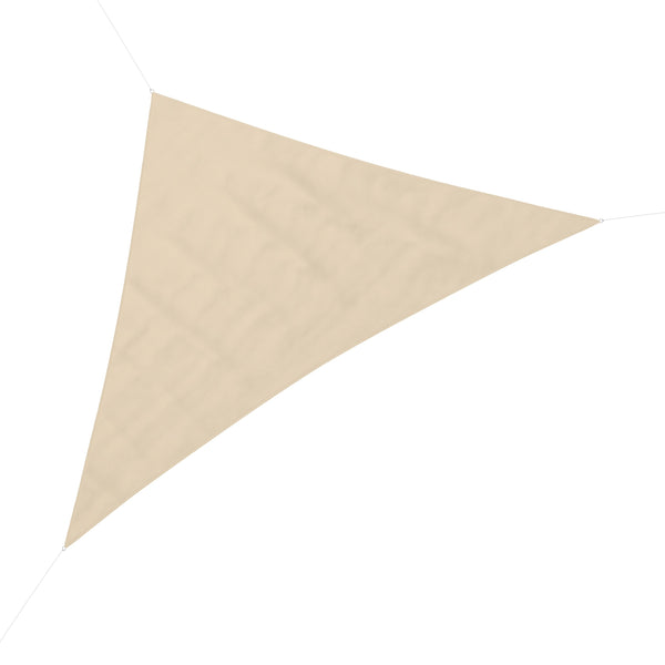 Sonnensegel Dreieck 4.2 x 4.2 x 6 m beige