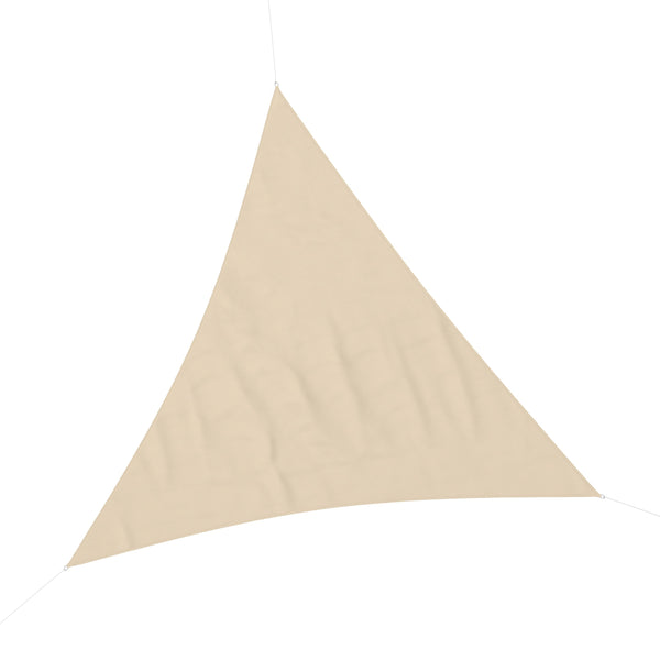 Sonnensegel Dreieck 5 x 5 x 5 m beige