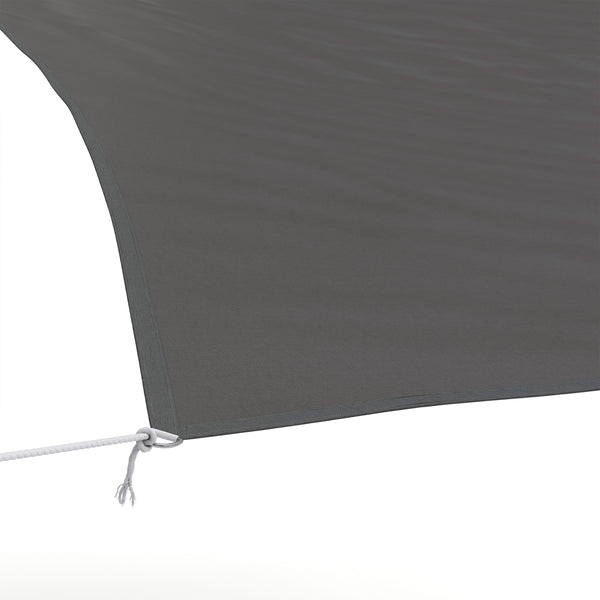Sonnensegel Polyester 3 x 3 x 3 m grau
