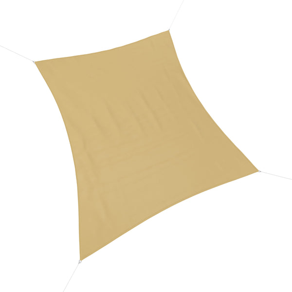 Sonnensegel Polyester 3 x 4 m beige